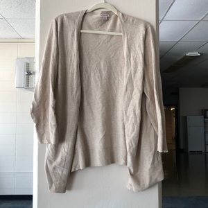 Merona Open Front Cardigan beige